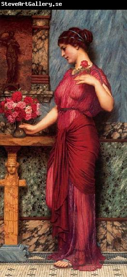 John William Godward An Offering to Venus